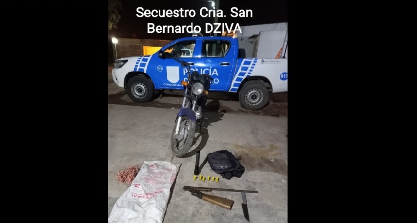 San Bernardo: UN JOVEN DE 20 A&Ntilde;OS Y UN MENOR DE EDAD SON DEMORADOS POR PORTAR ARMAS SIN DOCUMENTACI&Oacute;N EN UNA ZONA RURAL