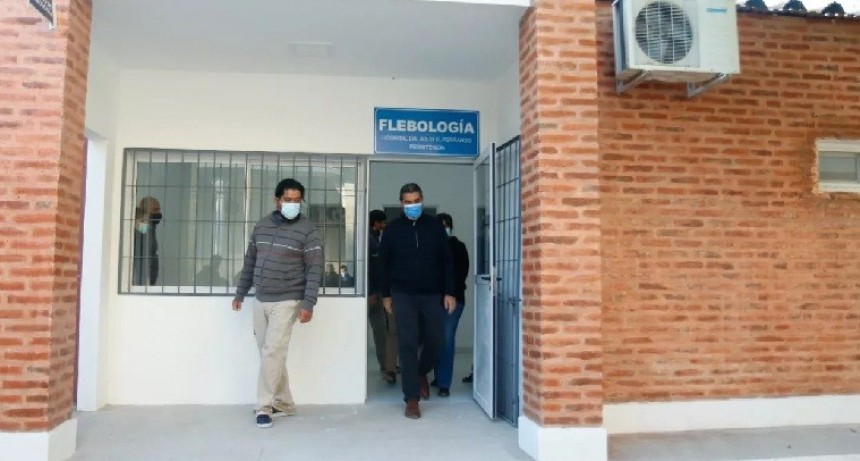 Finalizaron las refacciones en el &aacute;rea de flebolog&iacute;a del Hospital Perrando