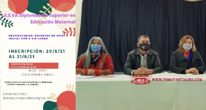 Villa &Aacute;ngela: EL IESVA OFRECE UNA DIPLOMATURA SUPERIOR EN EDUCACI&Oacute;N MATERNAL PARA DOCENTES DE NIVEL INICIAL | &ldquo;est&aacute; destinada a docentes del nivel inicial con cargo o sin cargo&rdquo;