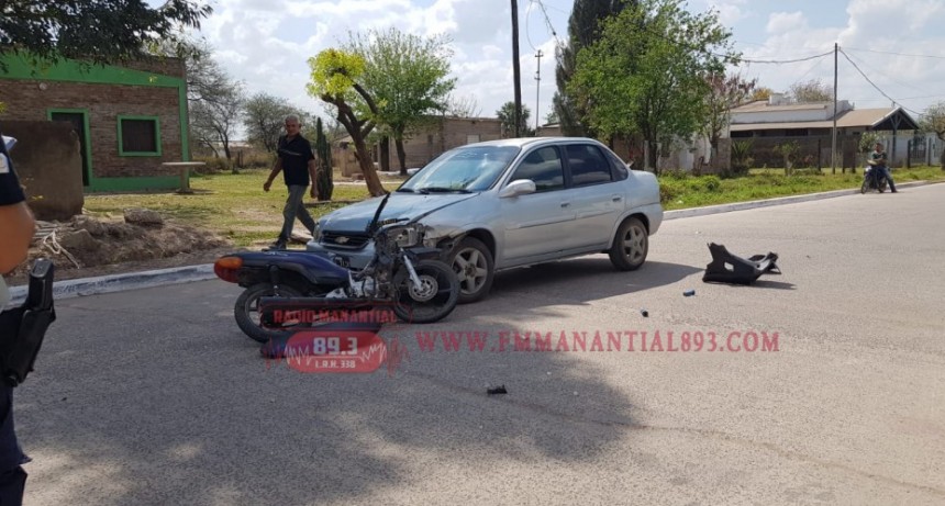 Villa &Aacute;ngela: UN HOMBRE RESULTA LESIONADO TRAS UN SINIESTRO VIAL