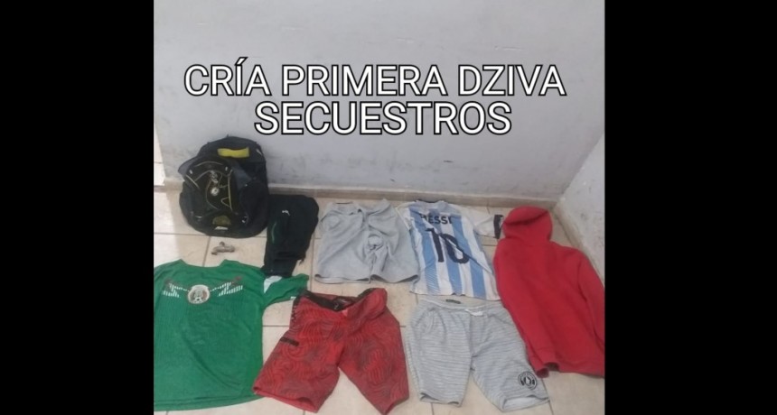 Villa &Aacute;ngela: JOVEN INGRESO DOS VECES A UN DOMICILIO | FUE DETENIDO Y RECUPERARON LA VESTIMENTA ROBADA