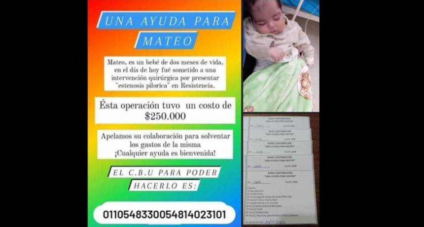 Villa &Aacute;ngela: AYUDA PARA MATEO | TIENE 2 MESES Y TIENE &ldquo;ESTENOSIS PIL&Oacute;RICA&rdquo; NECESITA PAGAR SU CIRUG&Iacute;A