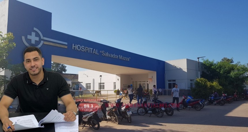 Villa &Aacute;ngela: Cjal. JOAQUIN GARC&Iacute;A SOLICITA A LA MINISTRA CENTENO UNA AUDIENCIA Y EXPLIQUE LA SITUACI&Oacute;N QUE EST&Aacute; ATRAVESANDO EL HOSPITAL &ldquo;SALVADOR MAZZA&rdquo;