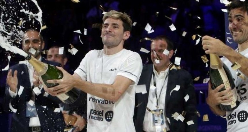 El chaque&ntilde;o Franco Stupaczuk se consagr&oacute; campe&oacute;n del Premier P&aacute;del en Mendoza