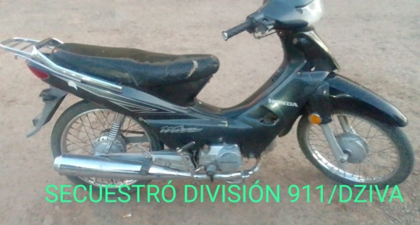 Villa &Aacute;ngela: RECUPERAN UNA MOTO ROBADA EN 2017