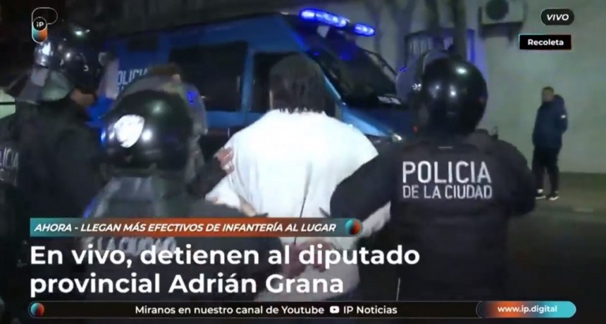 Un legislador K fue detenido durante la movilizaci&oacute;n de apoyo a Cristina Kirchner
