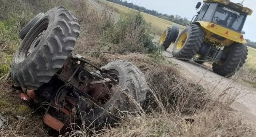 Un hombre muri&oacute; aplastado por el tractor que manejaba