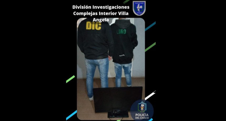 Villa &Aacute;ngela: RECUPERAN UN TELEVISOR ROBADO Y DETIENEN A UN JOVEN DE 20 A&Ntilde;OS POR EL HECHO