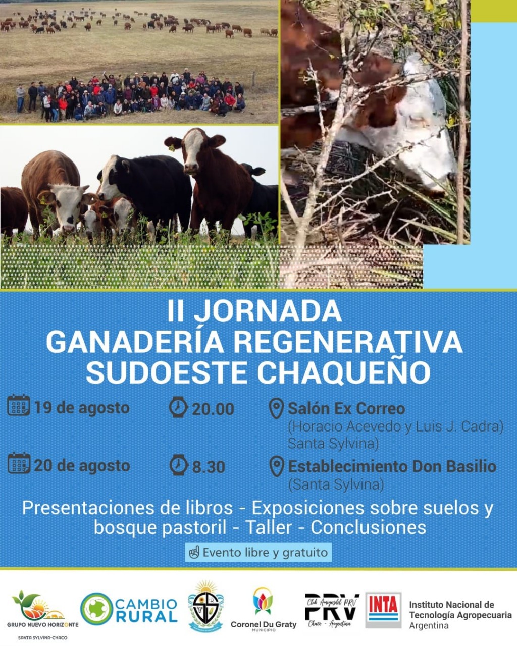 II JORNADA DE GANADERÍA REGENERATIVA DEL SUDOESTE CHAQUEÑO EN SANTA SYLVINA 