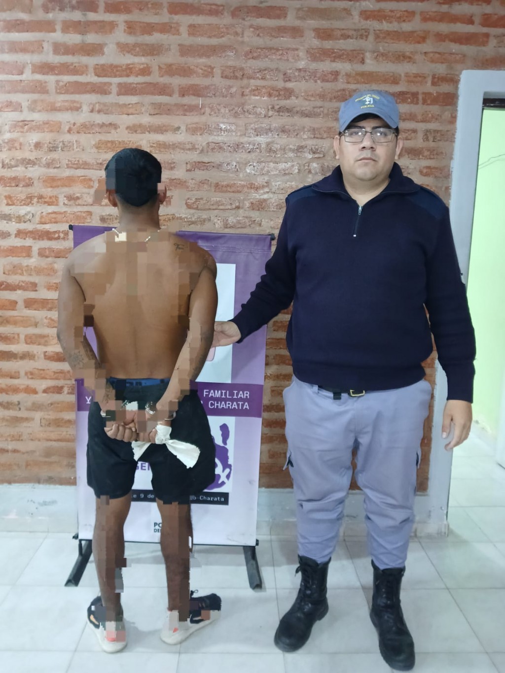 Charata ACTIVÓ EL BOTÓN DE PÁNICO Y DETUVIERON A SU HIJO POR DESOBEDIENCIA JUDICIAL