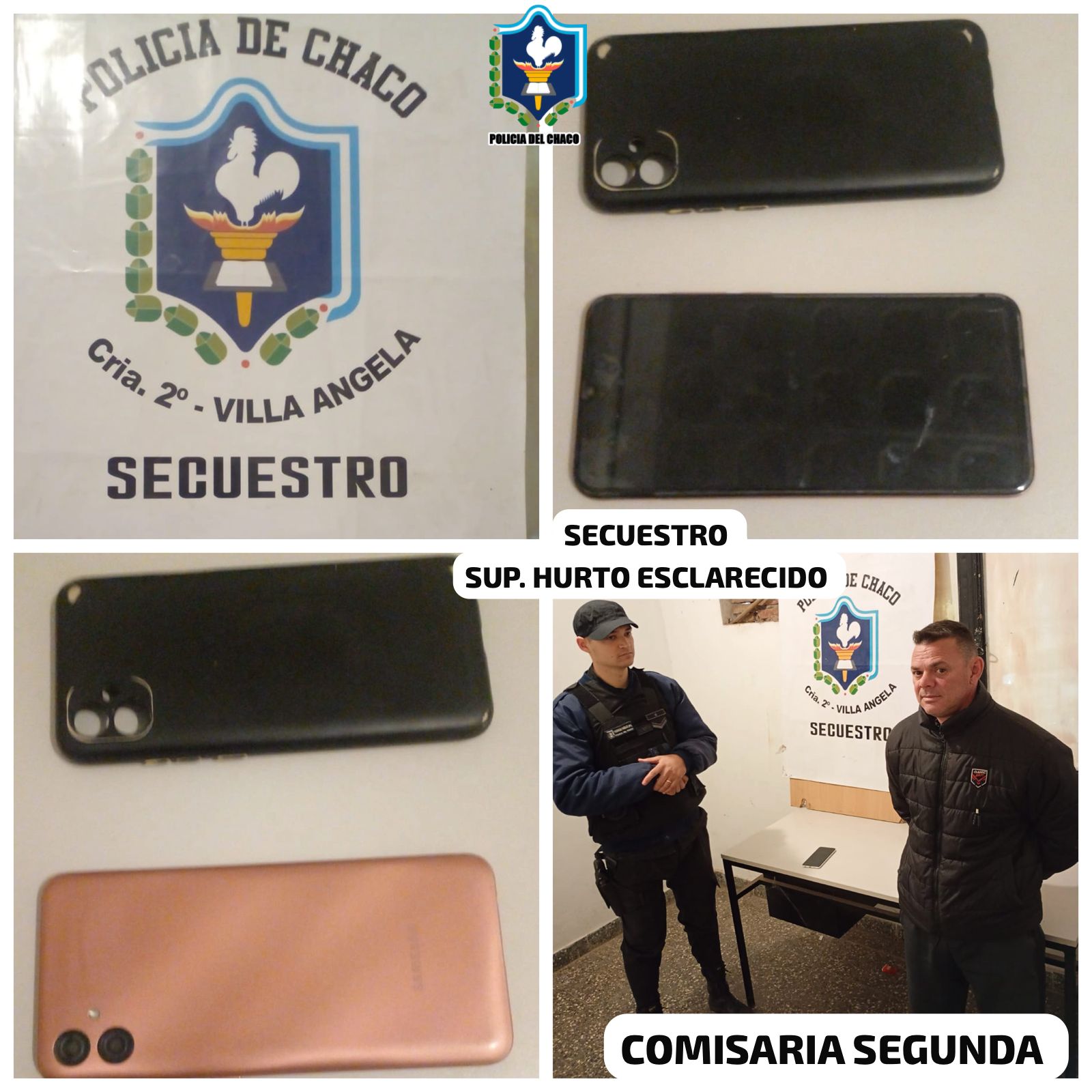 VILLA ÁNGELA: LADRÓN ROBÓ UN CELULAR Y LO VENDIÓ EN COLONIA 