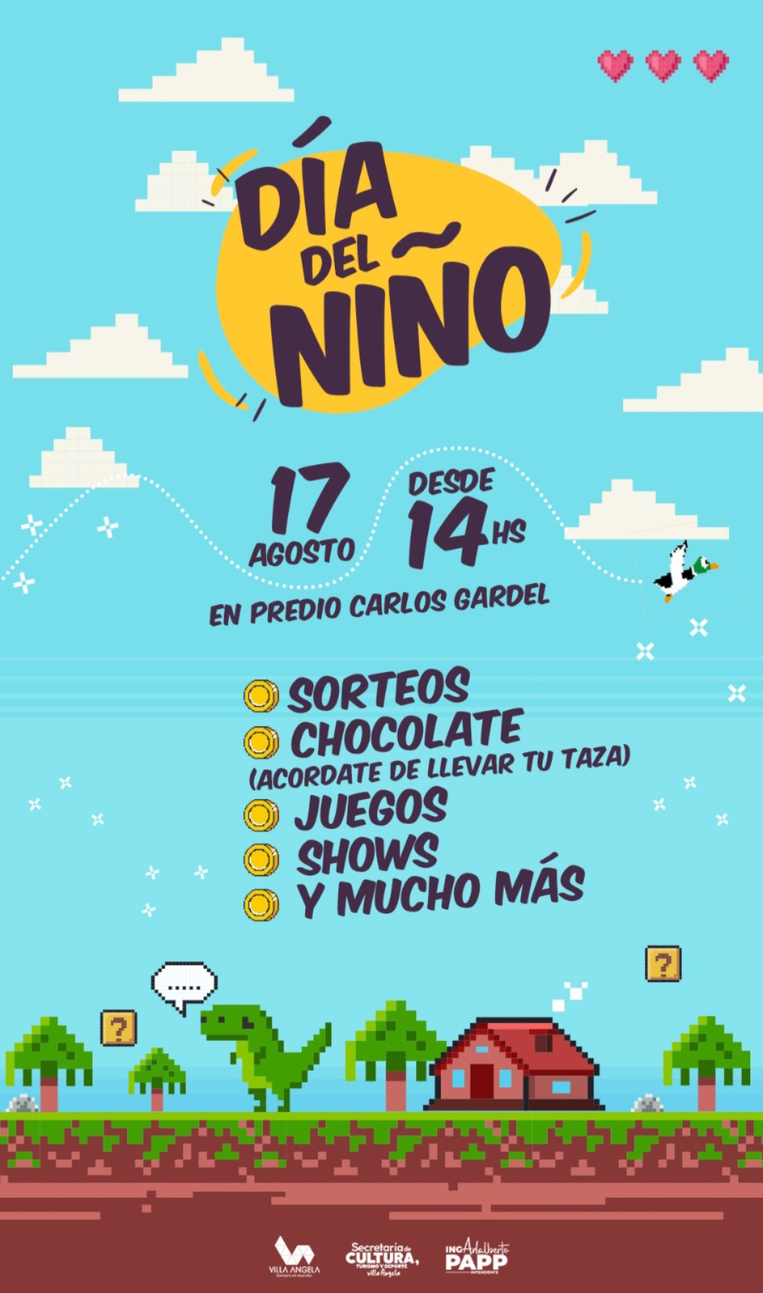 SE VIENE LA GRAN FIESTA DEL DÍA DEL NIÑO EN VILLA ÁNGELA 