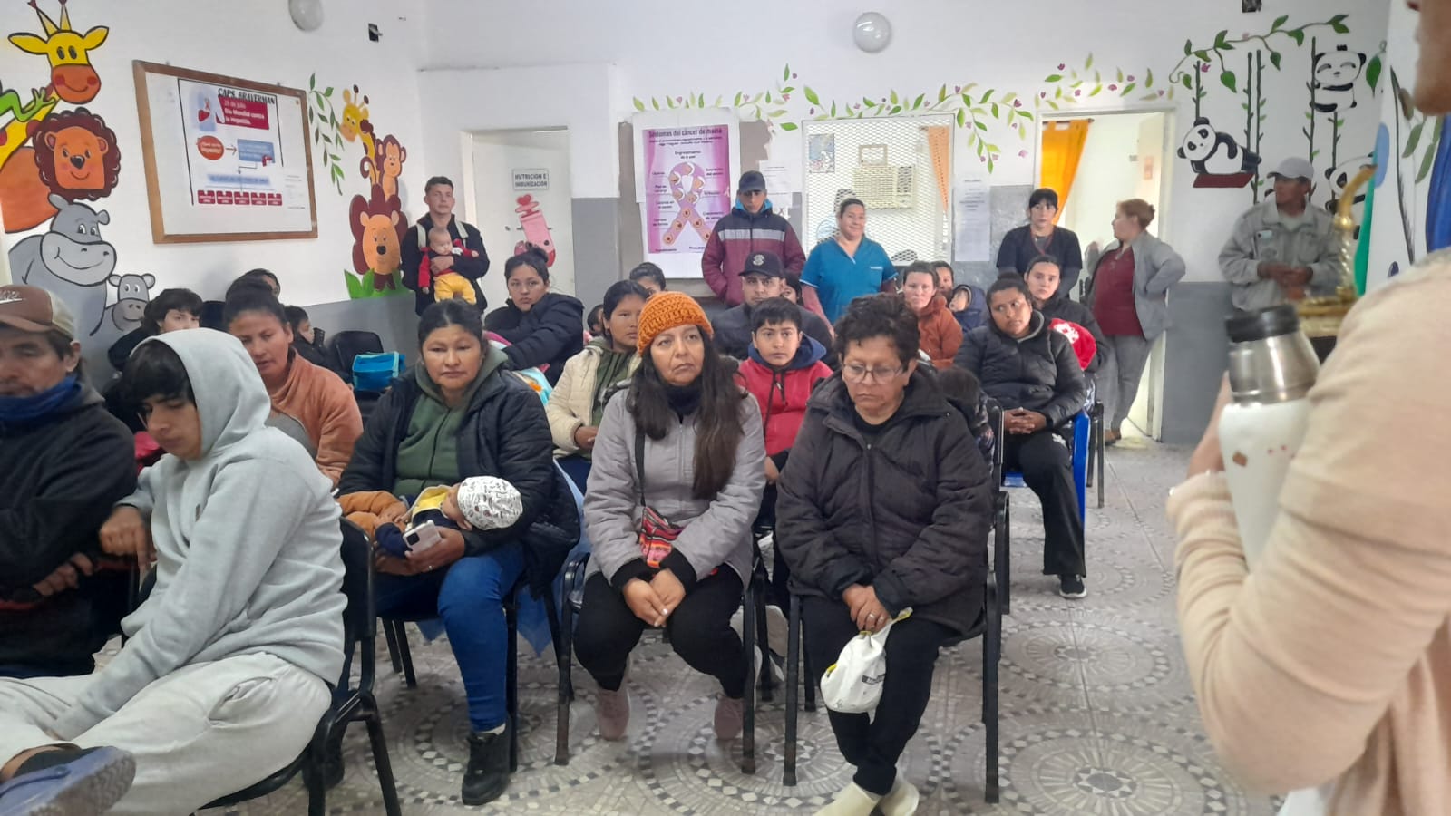 VILLA ÁNGELA: SE DICTÓ UNA CHARLA EN EL MARCO DE LA SEMANA DE LA LACTANCIA MATERNA EN EL CENTRO DE SALUD