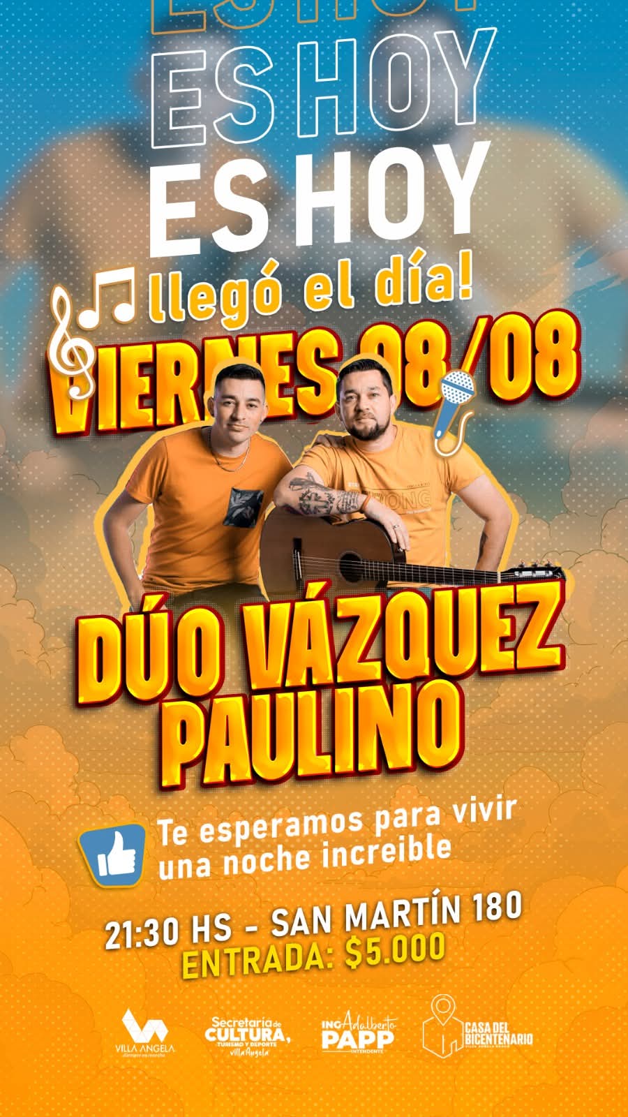 VILLA ÁNGELA: CULTURA INVITA AL CIERRE DE ACTIVIDADES DE INVIERNO CON RL SHOW DEL 