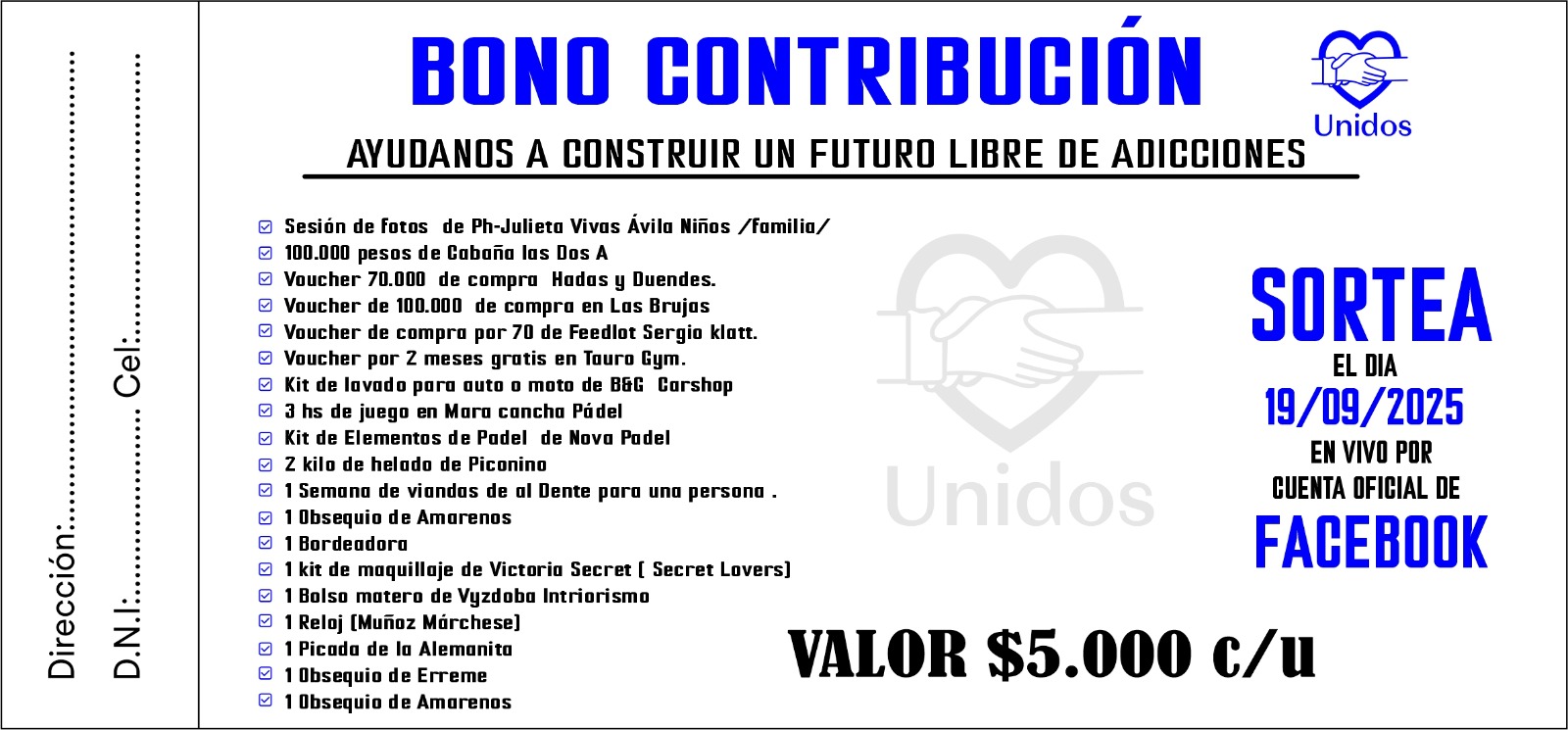 VILLA &Aacute;NGELA: FUNDACI&Oacute;N "UNIDOS POR UN FUTURO" PARTICIPA DE LA EXPO POTENCIAR 2025 Y LANZA UN BONO CONTRIBUCI&Oacute;N 