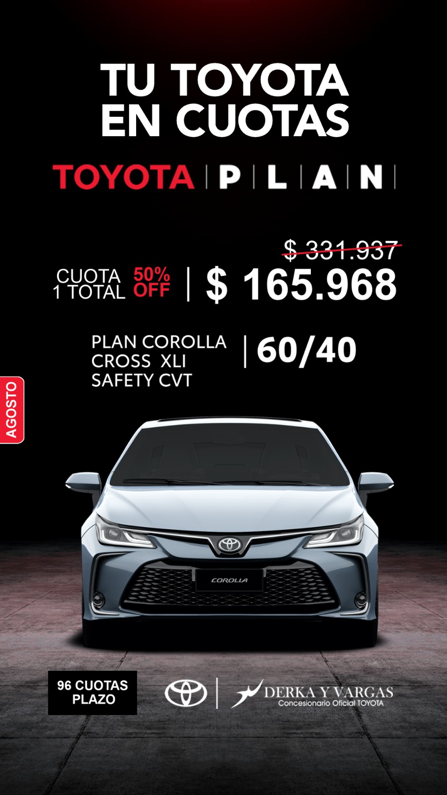 CON TOYOTA PLAN ADQUIR&Iacute; TU VEH&Iacute;CULO NUEVO O USADO EN CUOTAS