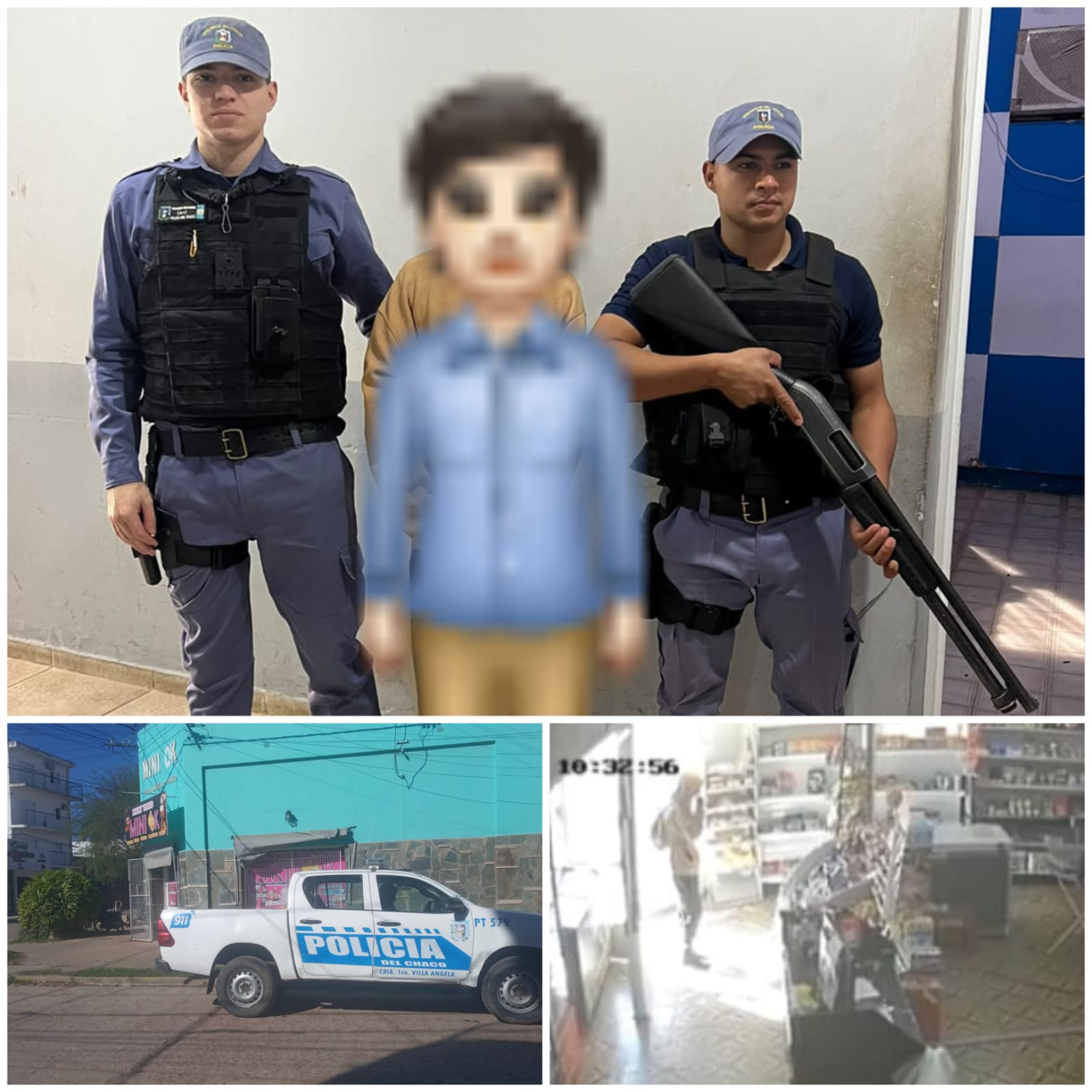 Villa &Aacute;ngela: DEMORARON A UN MENOR POR EL HURTO DE DOS CAJAS DE BOMBONES EN UN COMERCIO