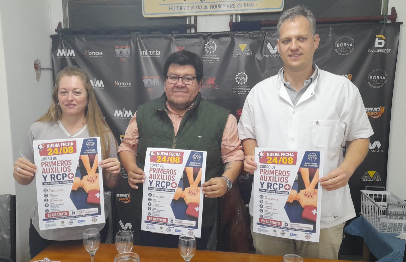 CAPACITACI&Oacute;N EN PRIMEROS AUXILIOS Y RCP: LA C&Aacute;MARA DE COMERCIO PRESENT&Oacute; EL CICLO DEL SEGUNDO SEMESTRE