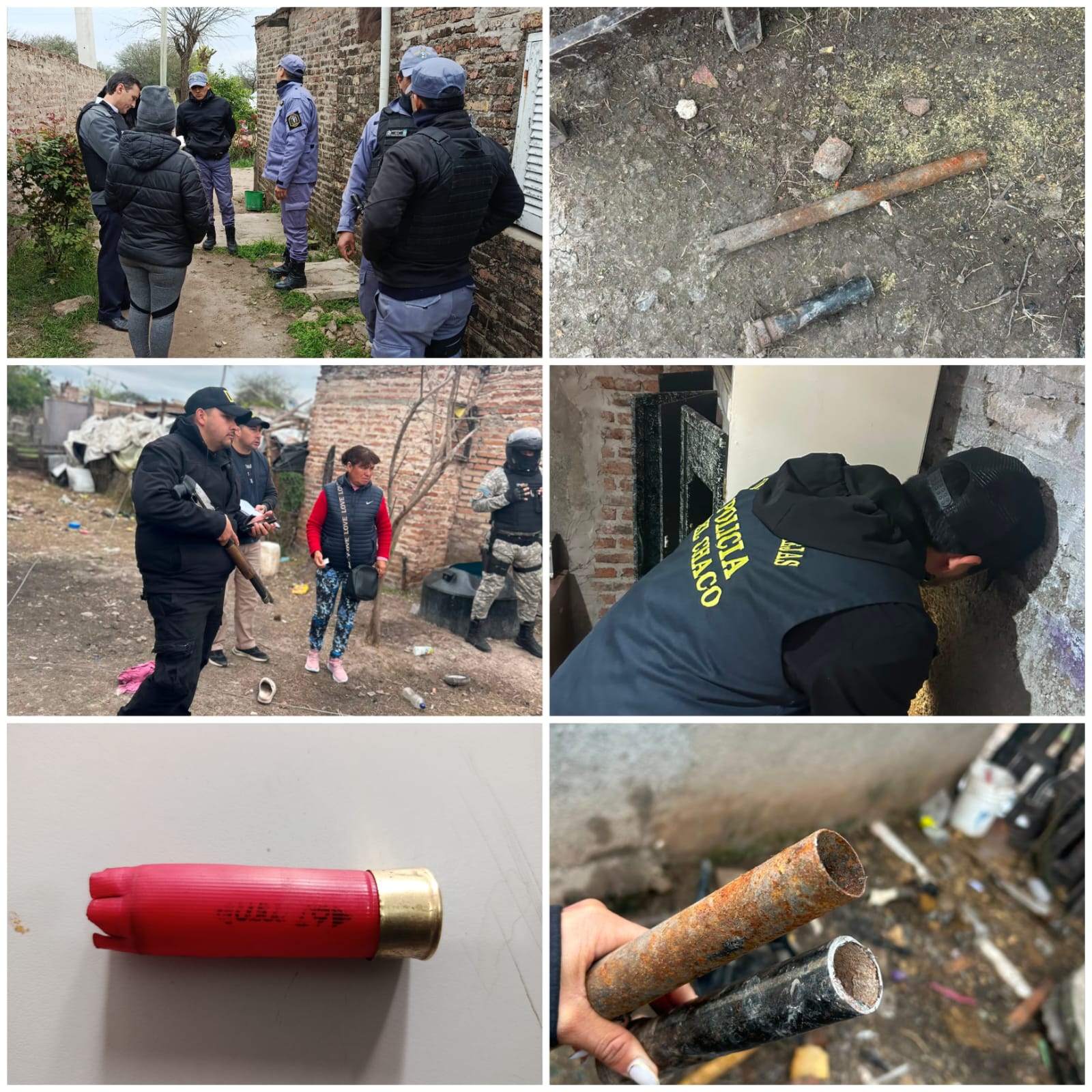 Allanamientos en Villa &Aacute;ngela: secuestran una tumbera, una vaina servida y un tel&eacute;fono celular