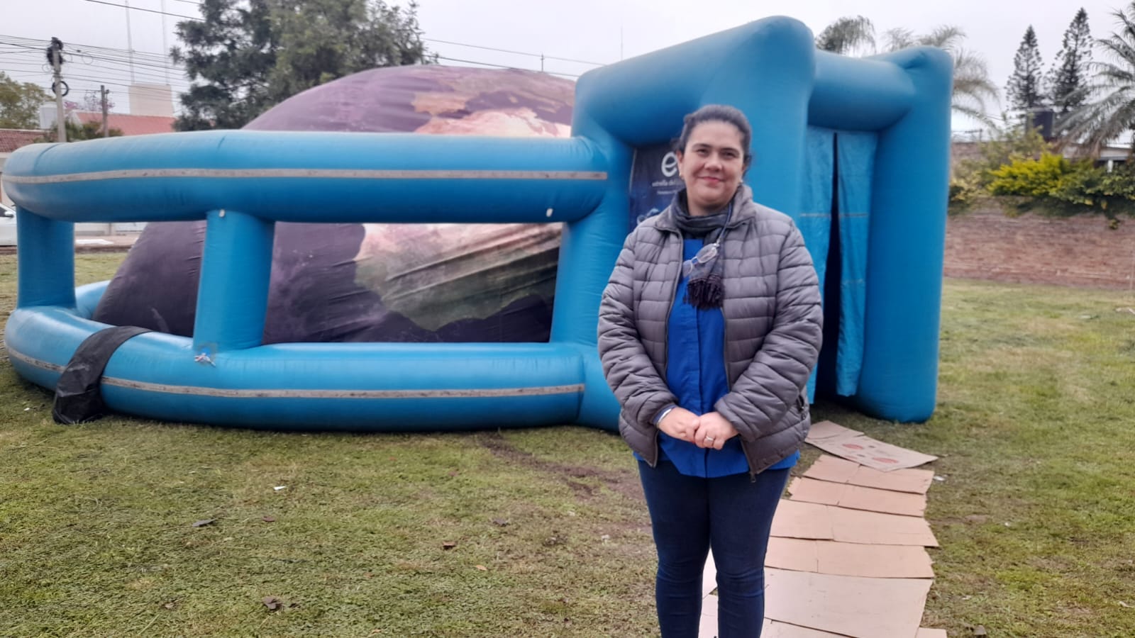 VILLA &Aacute;NGELA: PLANETARIO M&Oacute;VIL &ldquo;ESTRELLA DEL PLATA&rdquo; YA SE ENCUENTRA EN LA BIBLIOTECA ALMAFUERTE