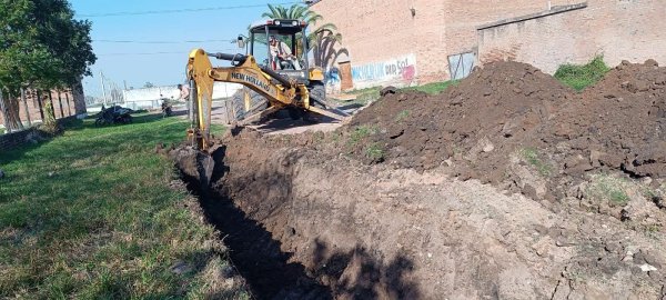 AVANZAN LAS OBRAS DE MEJORAMIENTO EN EL ACCESO AL CIC Y EL SISTEMA DE DESAG&Uuml;ES