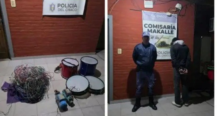 Makallé: arrestaron a los autores de un robo en la escuela secundaria