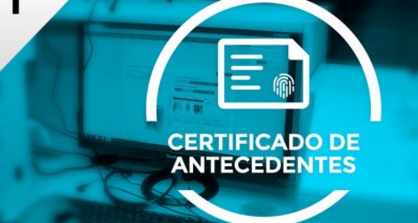 PARA ANTECEDENTES PERSONALES, AHORA SE SOLICITAN TURNOS ONLINE