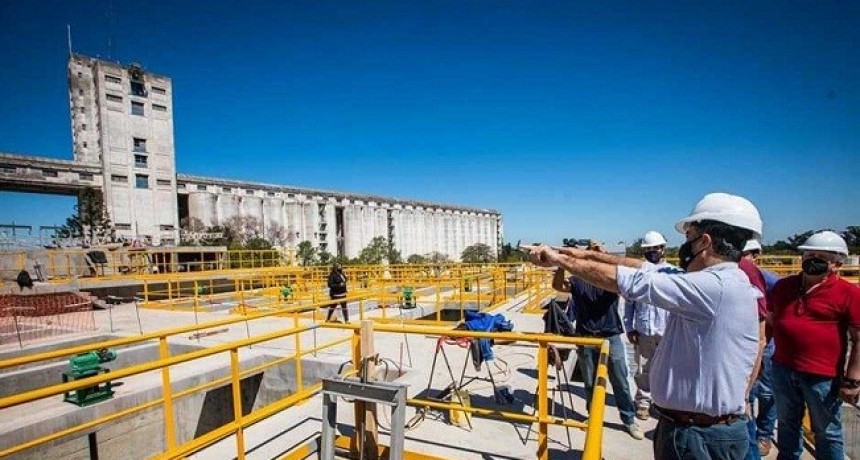 CAPITANICH EN LA PLANTA POTABILIZADORA DEL SEGUNDO ACUEDUCTO -&ldquo;Esta construcci&oacute;n es un orgullo para el pa&iacute;s"