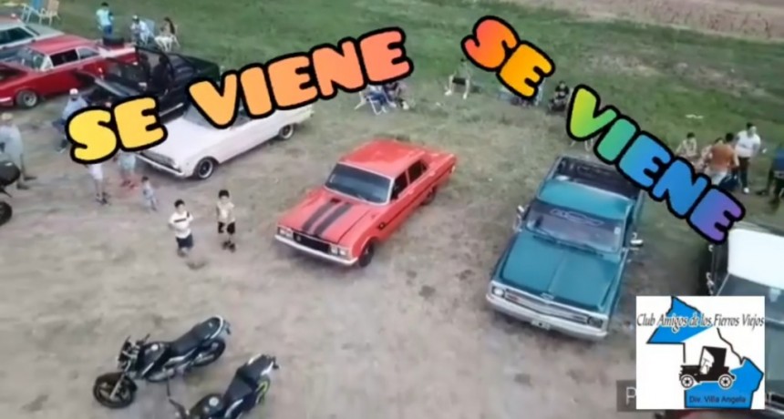 Villa &Aacute;ngela: EL CLUB AMIGOS DE LOS FIERROS VIEJOS REALIZA UNA MUESTRA DE AUTOS PARA RECOLECTAR DONACIONES PARA ENVIAR AL IMPENETRABLE