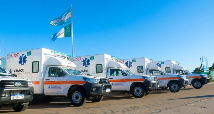 CAPITANICH ENTREG&Oacute; AMBULANCIAS PARA SEIS LOCALIDADES