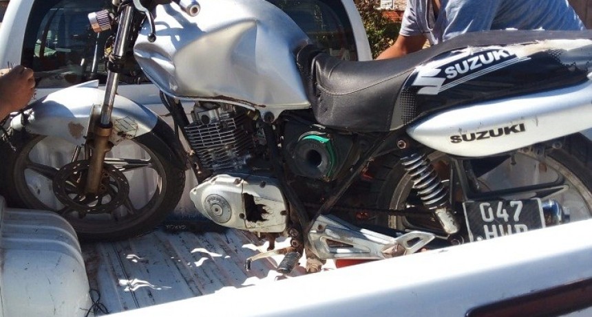 Villa &Aacute;ngela: Recuperan una Motocicleta sustra&iacute;da en la ciudad y comercializada  en La Clotilde