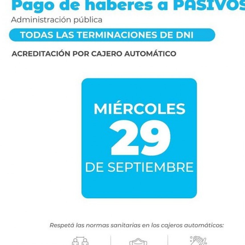 Salarios de septiembre en la administraci&oacute;n p&uacute;blica provincial: el cronograma con aumentos