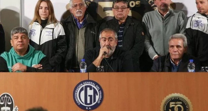 La CGT analiza un paro nacional para el lunes 5