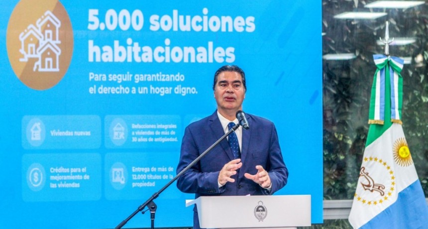 EL GOBIERNO LANZ&Oacute; EL PLAN INTEGRAL DE INFRAESTRUCTURA URBANA QUE INCLUYE 5.000 SOLUCIONES HABITACIONALES, PAVIMENTO E ILUMINACI&Oacute;N