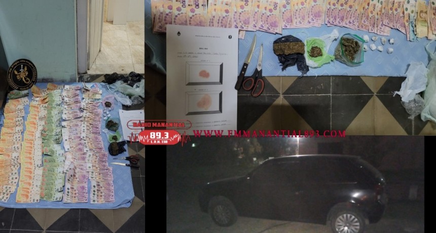 Santa Sylvina: ALLANARON UN CENTRO DE VENTAS DE ESTUPEFACIENTES | SECUESTRARON MAS DE 200 MIL PESOS Y MARIHUANA