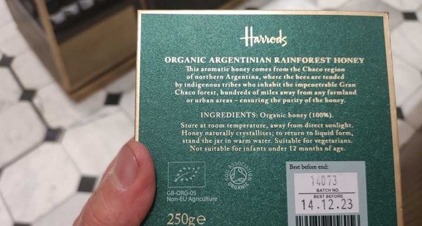 La miel org&aacute;nica chaque&ntilde;a en el centro comercial m&aacute;s renombrado de Londres