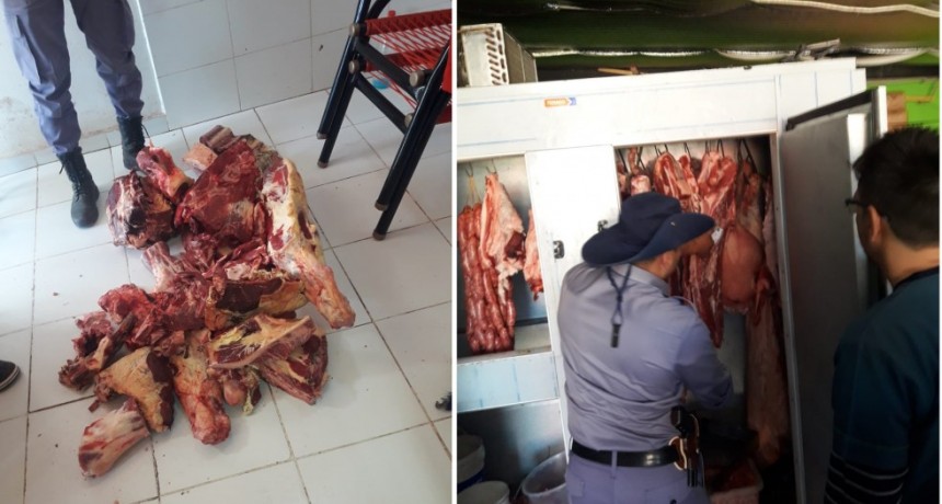 La Tigra: SECUESTRAN 77 KG. DE CARNE NO APTO PARA CONSUMO EN UN COMERCIO