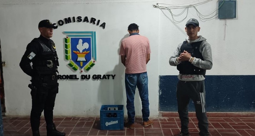Coronel Du Graty: APREHENDIERON A UN HOMBRE DE 33 A&Ntilde;OS POR LA SUSTRACCI&Oacute;N DE 1 CAJ&Oacute;N DE CERVEZAS
