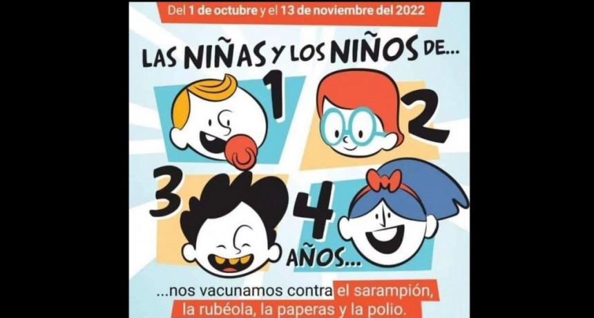 Villa &Aacute;ngela: EL 1&deg; DE OCTUBRE COMIENZA LA CAMPA&Ntilde;A NACIONAL DE VACUNACI&Oacute;N CONTRA RUBEOLA, SARAMPI&Oacute;N Y POLIO PARA NI&Ntilde;OS DE 13 MESES A 4 A&Ntilde;OS| &ldquo;esta es la adicional y es obligatoria&rdquo;