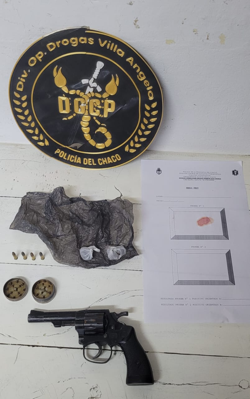 Samuhu: EN ALLANAMIENTO SECUESTRAN MARIHUANA Y UN REVOLVER