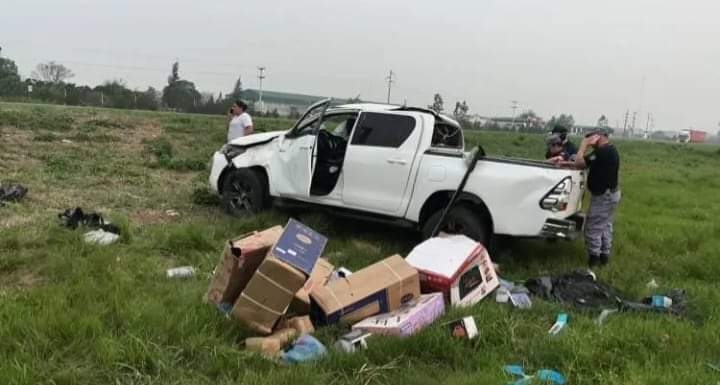 UNA VILLANGELENSE PERDIO LA VIDA AL VOLCAR SU CAMIONETA EN LA RUTA NACIONAL N°11