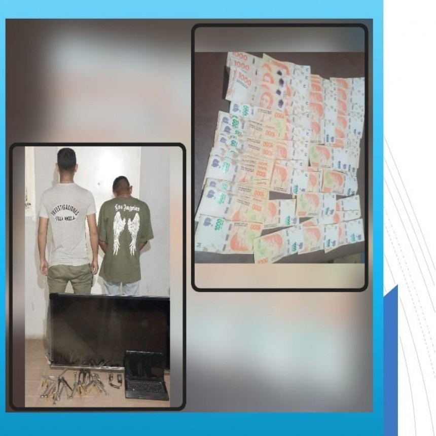 Villa &Aacute;ngela: Detienen a un joven por el robo a una vivienda, recuperaron los objetos robados y el dinero de lo vendido 