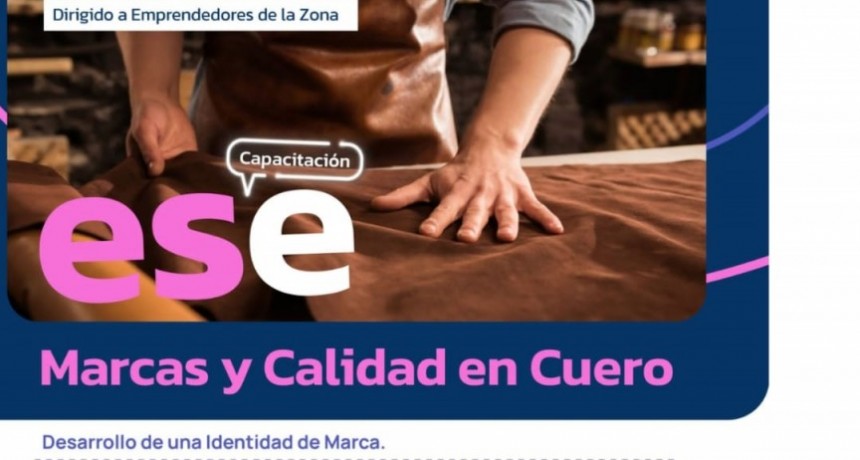 Villa Berthet: EL S&Aacute;BADO 5 DE OCTUBRE SE REALIZAR&Aacute; UNA CAPACITACI&Oacute;N SOBRE MARCAS Y CALIDAD EN CUERO EN LA SOCIEDAD RURAL
