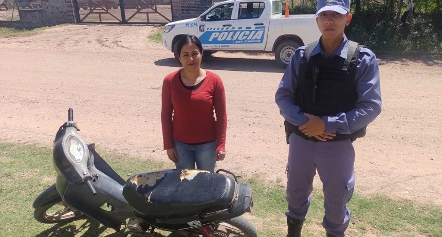Villa &Aacute;ngela: Encuentran una motocicleta abandonada que hab&iacute;a sido sustra&iacute;da la noche anterior