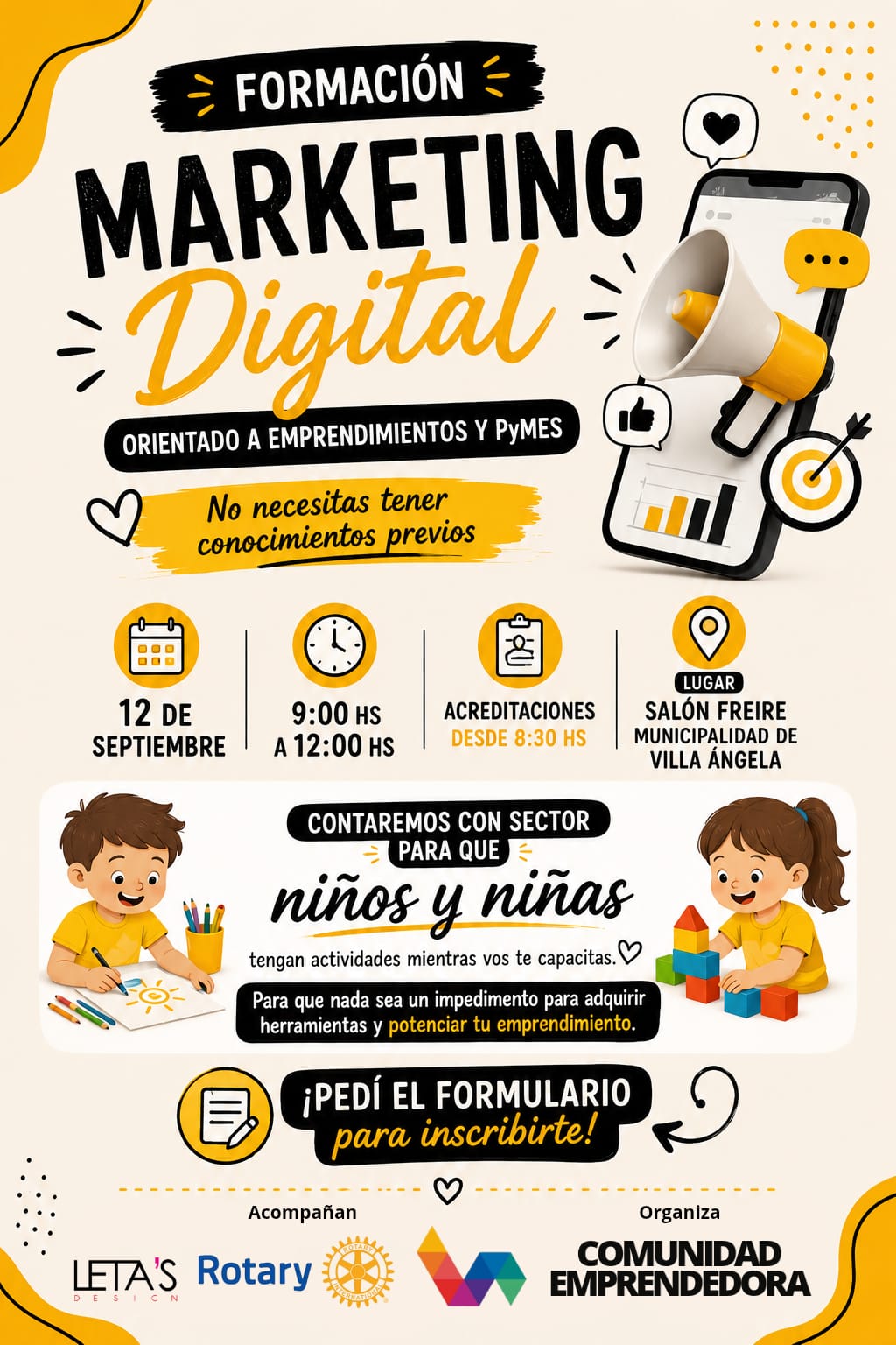 COMUNIDAD EMPRENDEDORA OFRECE UNA CAPACITACI&Oacute;N GRATUITA EN MARKETING DIGITAL