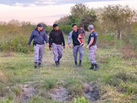 BASAIL: Encontraron sano y salvo a un ni&ntilde;o de dos a&ntilde;os que se hab&iacute;a perdido en una zona de monte