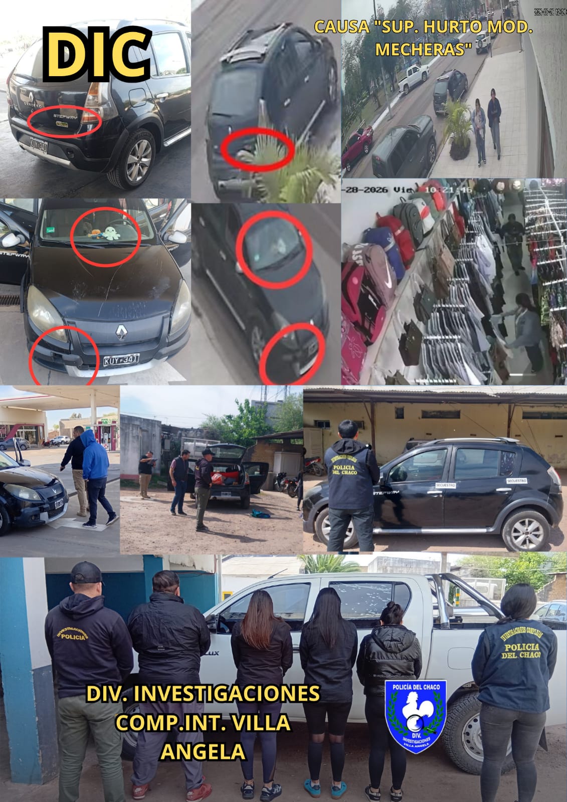 INVESTIGACIONES VILLA &Aacute;NGELA DETUVO A CUATRO PERSONAS VINCULADAS A UNA BANDA DE &ldquo;MECHERAS&rdquo;