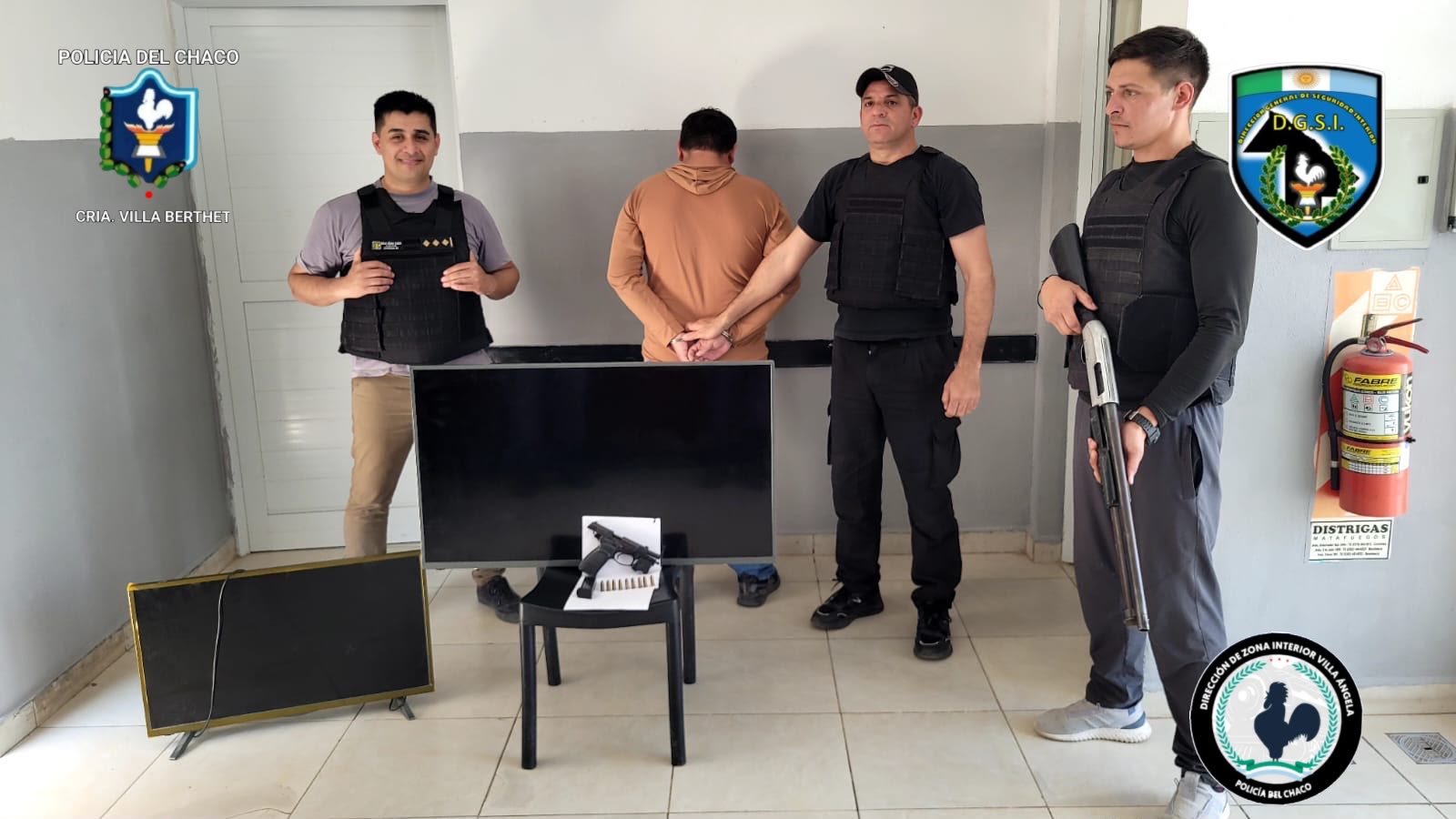 VILLA BERTHET &ndash; HURTO CON ESCALAMIENTO ESCLARECIDO