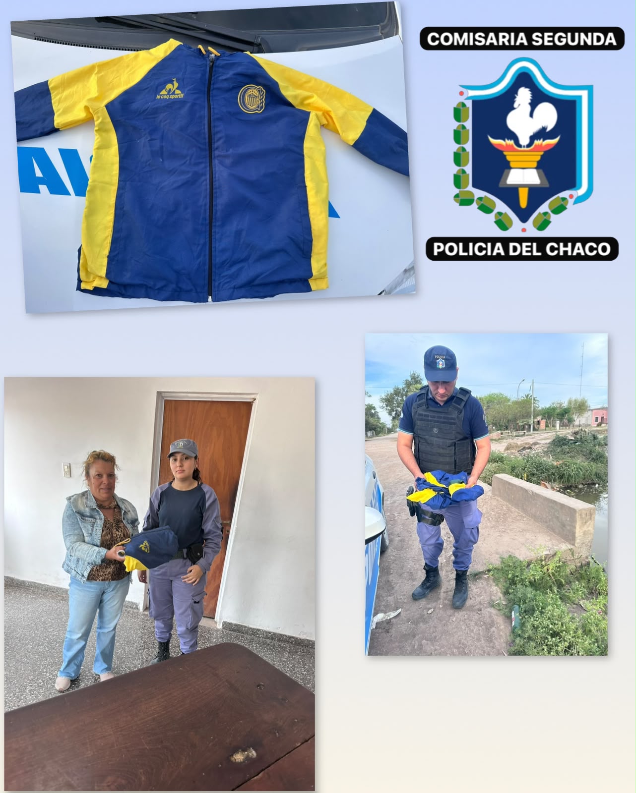 VILLA &Aacute;NGELA &ndash; RECUPERARON UNA PRENDA SUSTRA&Iacute;DA
