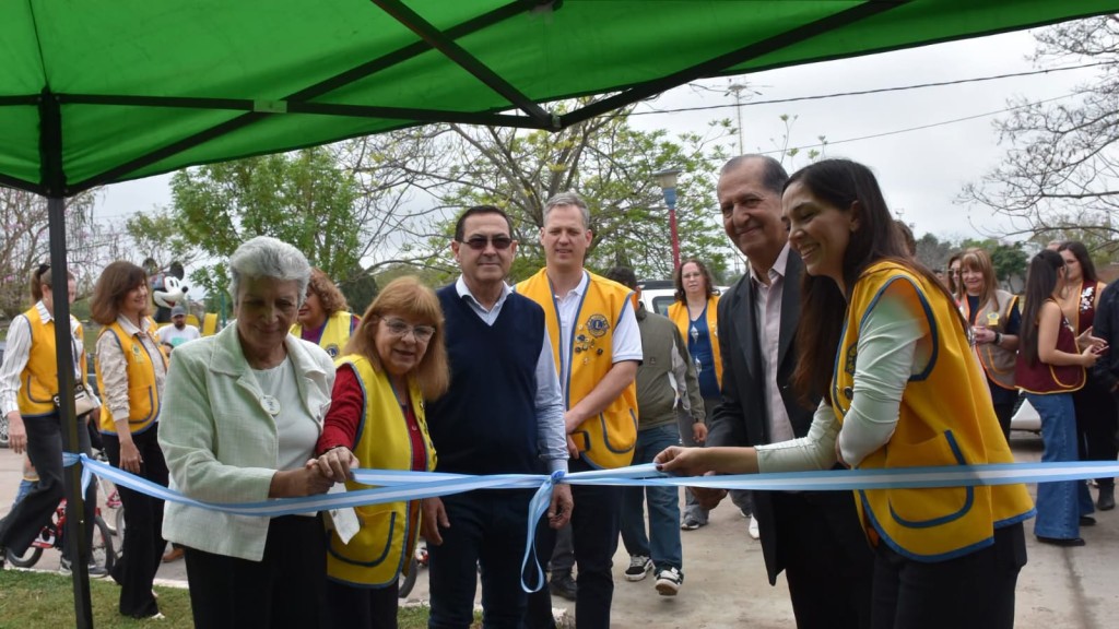 PAPP INAUGUR&Oacute; JUNTO AL CLUB DE LEONES LA PLAZA TEM&Aacute;TICA DE EDUCACI&Oacute;N VIAL EN EL PARQUE DEL CENTENARIO
